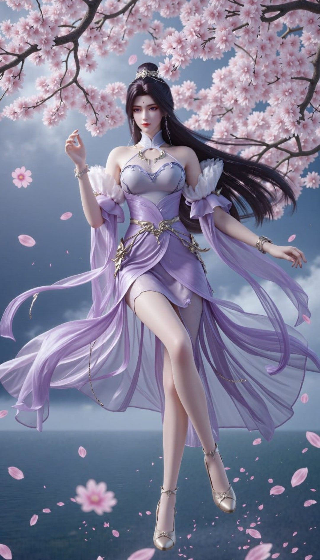 《完美世界》月婵高清图片 适配手机壁纸、屏保、锁屏 国漫月婵角色形象图_23