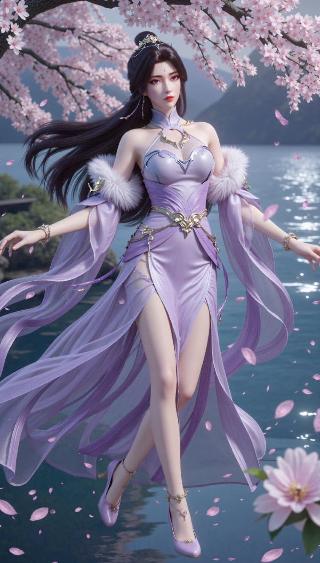 《完美世界》月婵高清图片 适配手机壁纸、屏保、锁屏 国漫月婵角色形象图_19