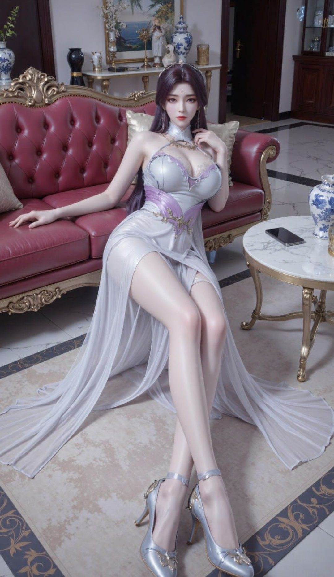 《完美世界》月婵高清图片 适配手机壁纸、屏保、锁屏 国漫月婵角色形象图_18