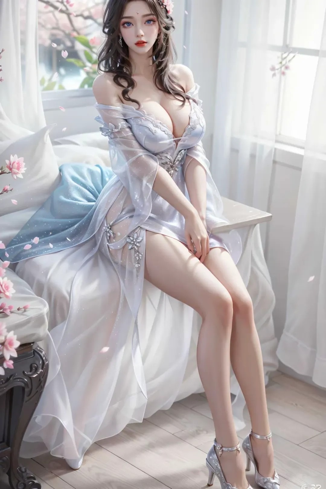 《完美世界》月婵高清图片 适配手机壁纸、屏保、锁屏 国漫月婵角色形象图_14