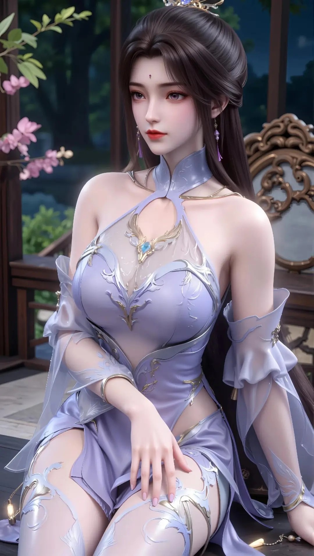 《完美世界》月婵高清图片 适配手机壁纸、屏保、锁屏 国漫月婵角色形象图_11