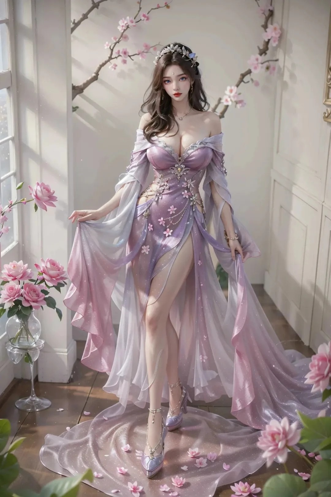 《完美世界》月婵高清图片 适配手机壁纸、屏保、锁屏 国漫月婵角色形象图_09