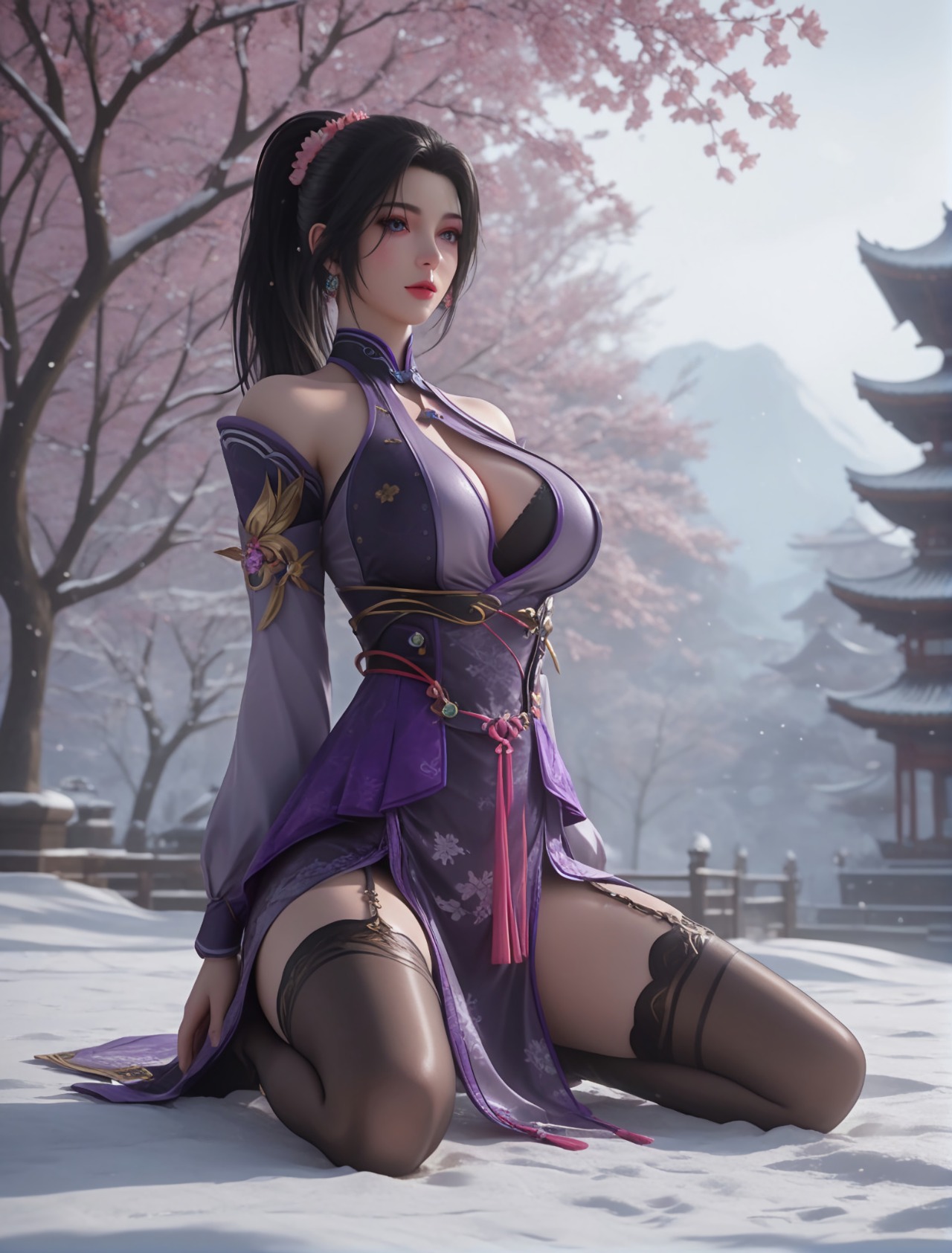 《完美世界》月婵高清图片 适配手机壁纸、屏保、锁屏 国漫月婵角色形象图_08