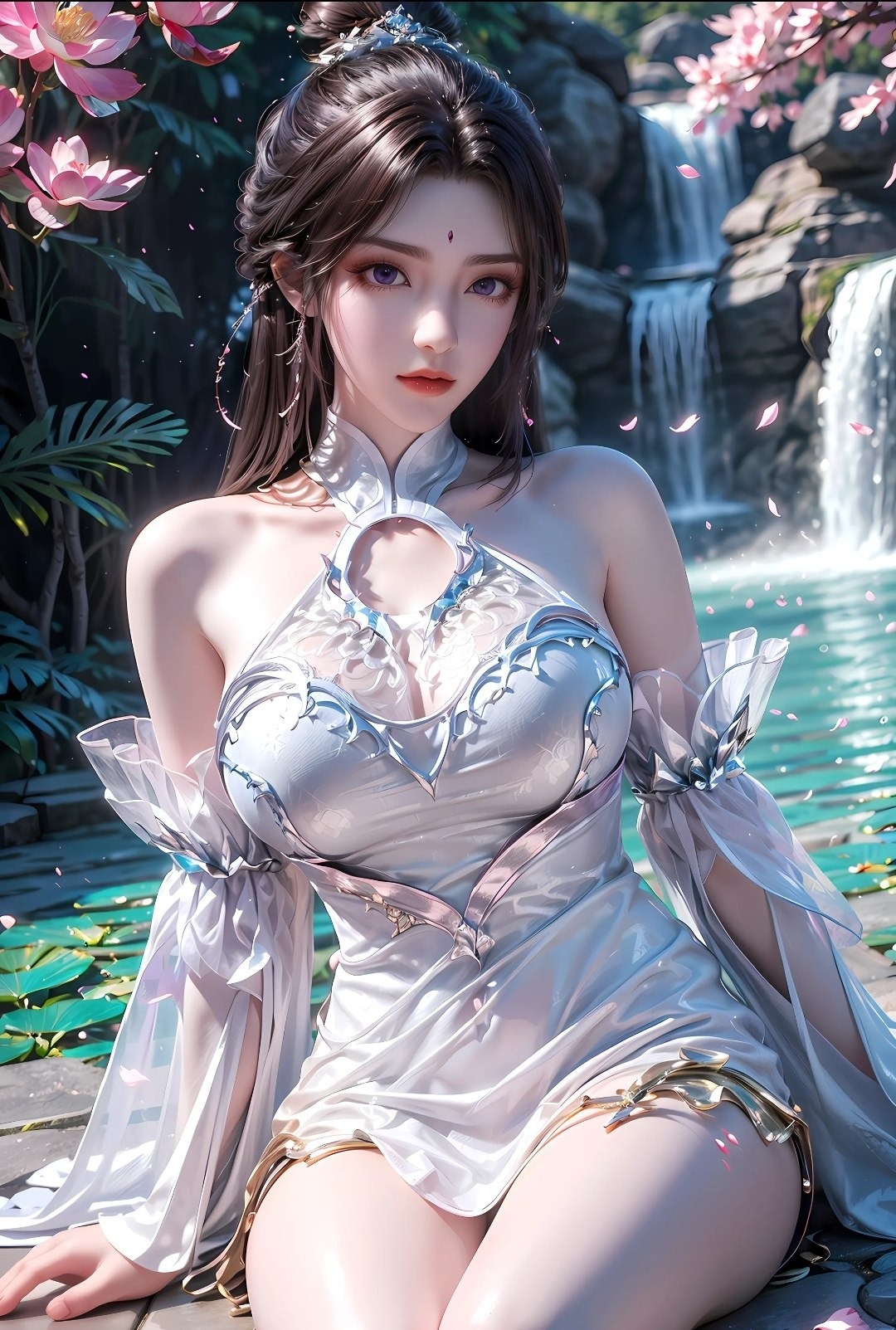 《完美世界》月婵高清图片 适配手机壁纸、屏保、锁屏 国漫月婵角色形象图_05