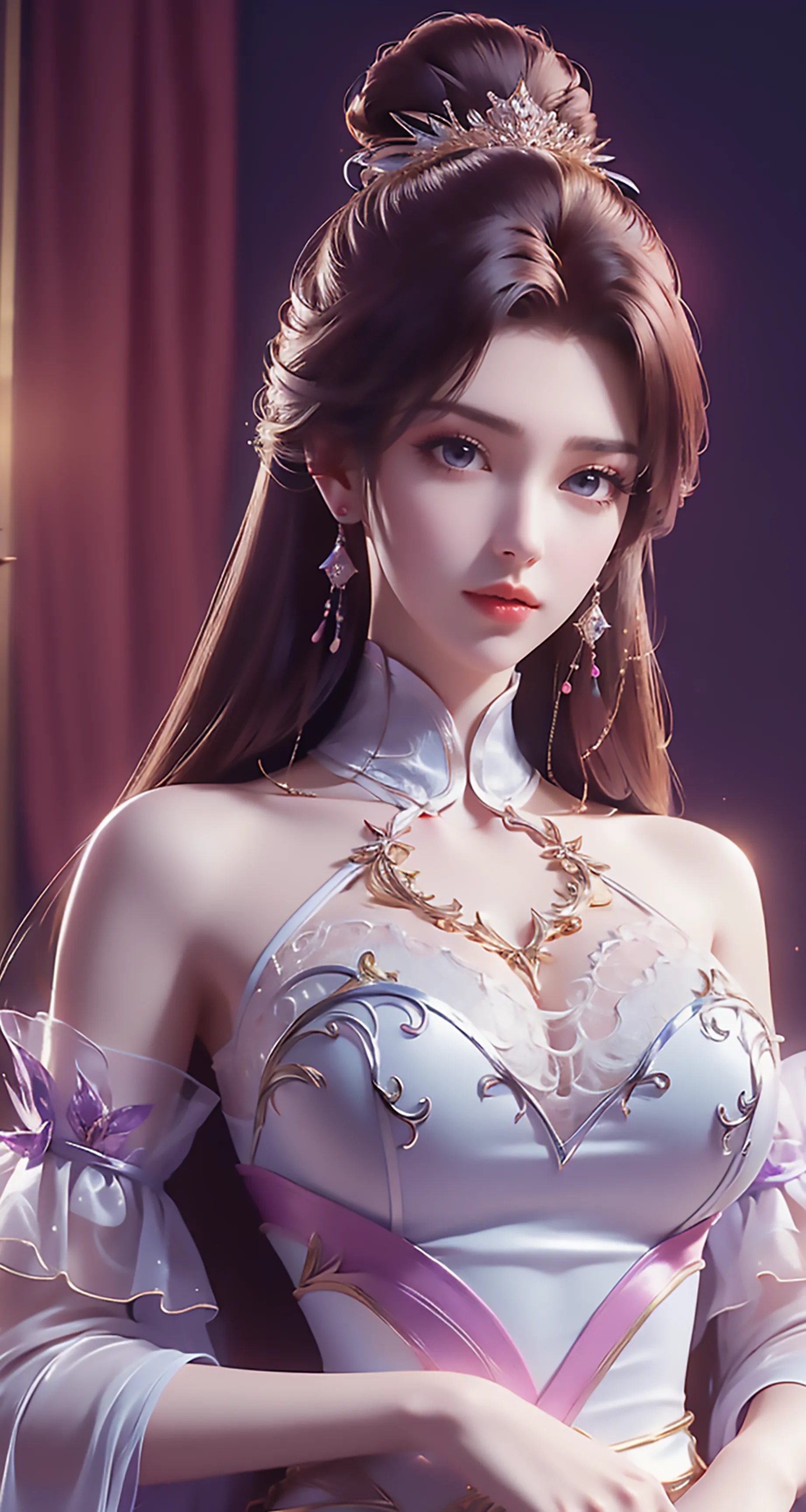 《完美世界》月婵高清图片 适配手机壁纸、屏保、锁屏 国漫月婵角色形象图_01