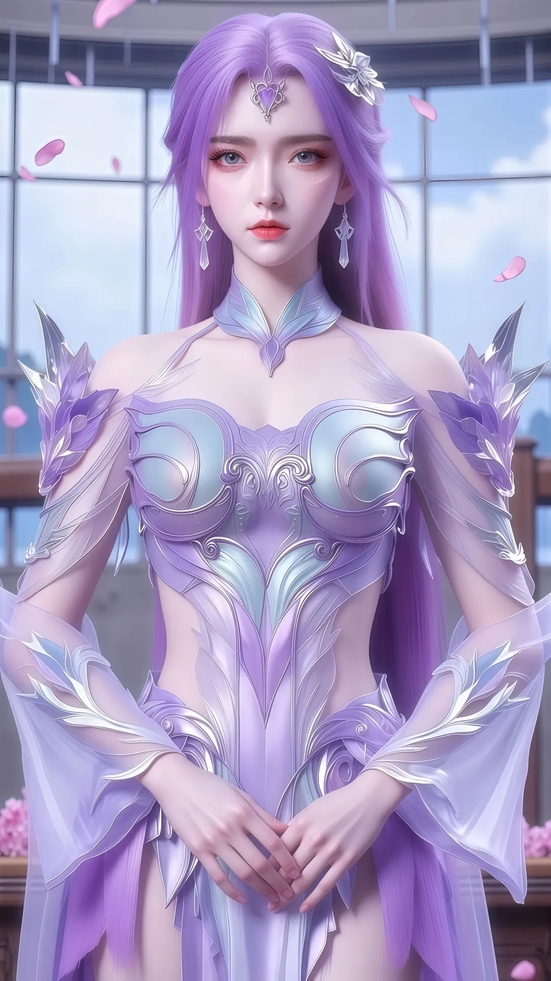 《完美世界》月柳高清图片 适配手机壁纸、屏保、锁屏 国漫月柳角色形象图_08