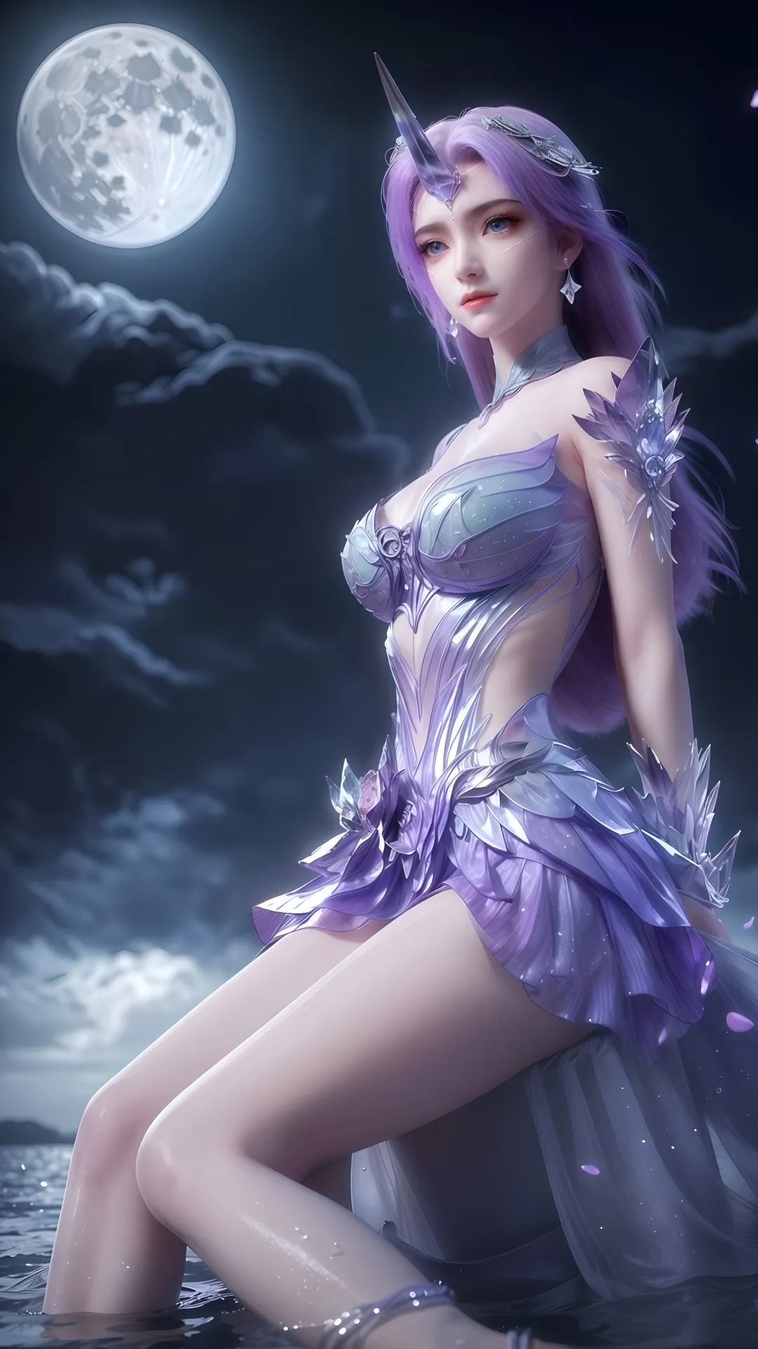 《完美世界》月柳高清图片 适配手机壁纸、屏保、锁屏 国漫月柳角色形象图_01