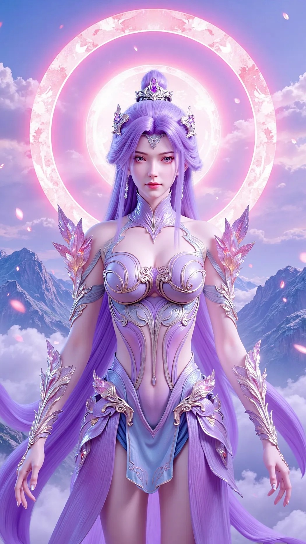 《完美世界》月灵高清图片 适配手机壁纸、屏保、锁屏 国漫月灵角色形象图_04