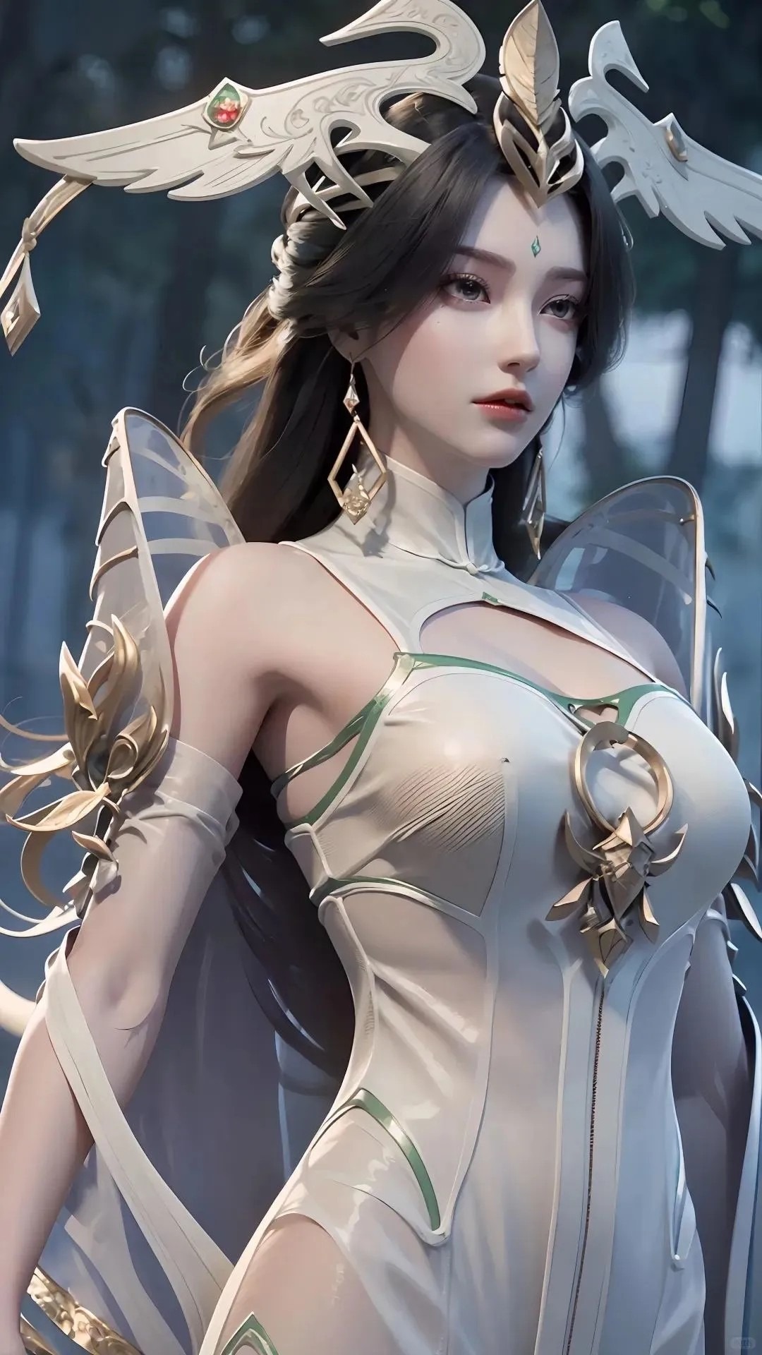 《完美世界》柳神高清图片 适配手机壁纸、屏保、锁屏 国漫柳神角色形象图_62