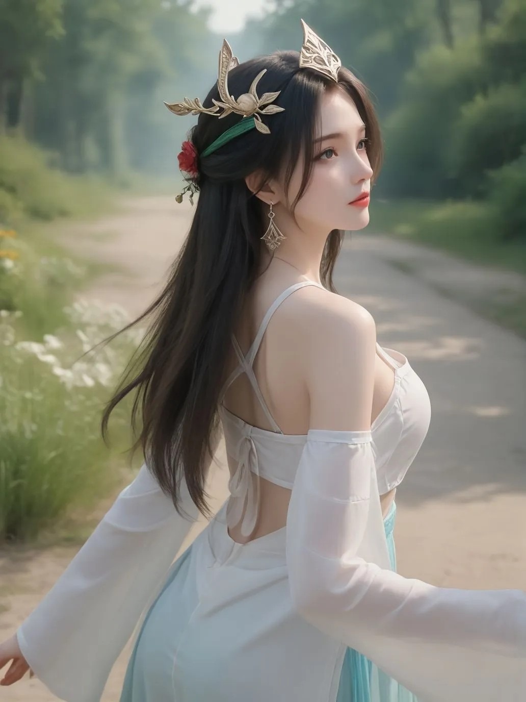 《完美世界》柳神高清图片 适配手机壁纸、屏保、锁屏 国漫柳神角色形象图_56