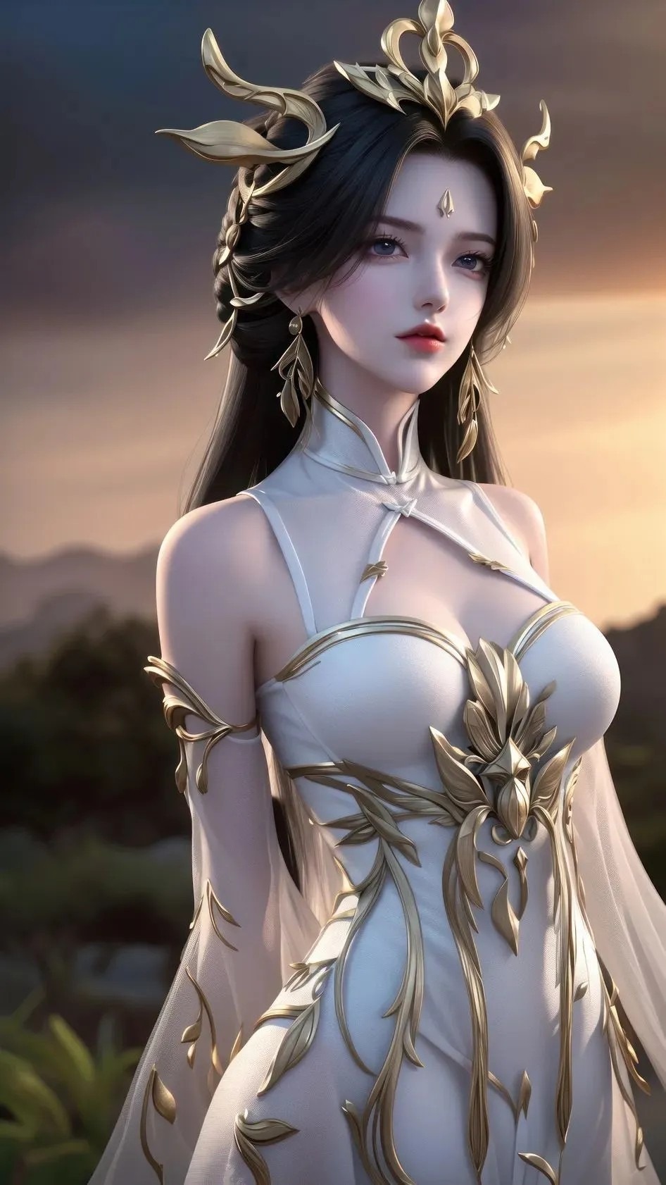 《完美世界》柳神高清图片 适配手机壁纸、屏保、锁屏 国漫柳神角色形象图_48