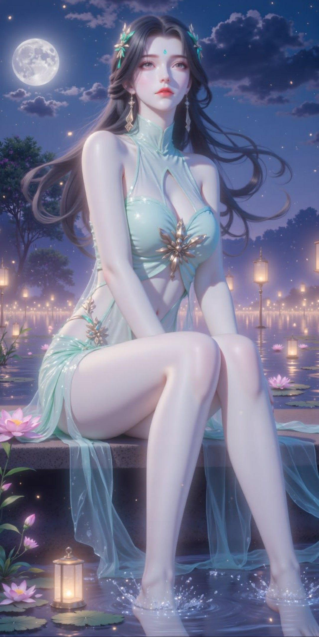 《完美世界》柳神高清图片 适配手机壁纸、屏保、锁屏 国漫柳神角色形象图_47