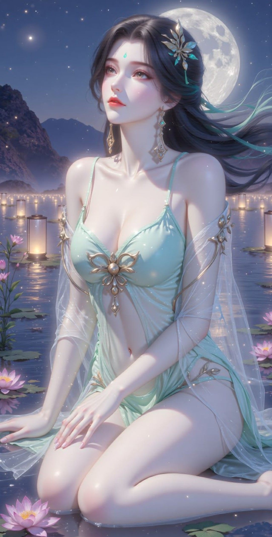 《完美世界》柳神高清图片 适配手机壁纸、屏保、锁屏 国漫柳神角色形象图_44