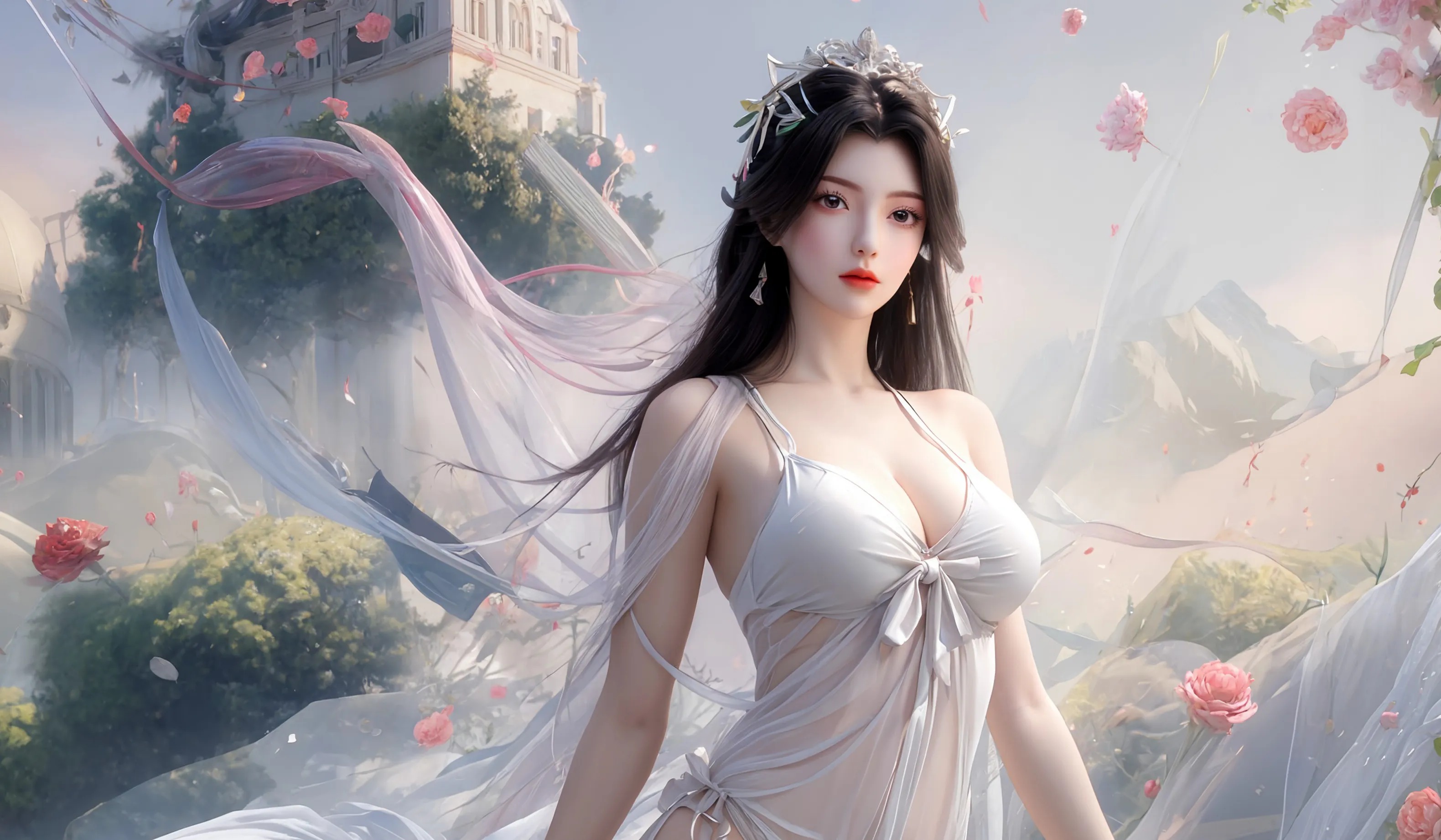 《完美世界》柳神高清图片 适配手机壁纸、屏保、锁屏 国漫柳神角色形象图_43