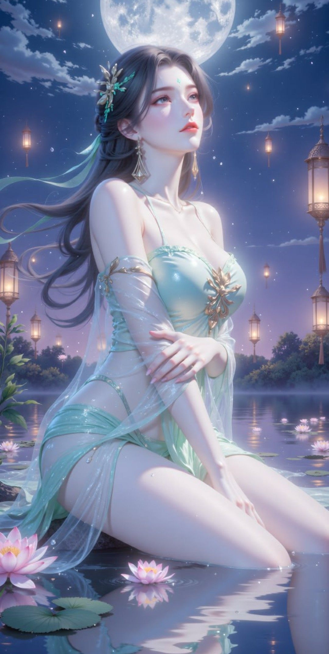 《完美世界》柳神高清图片 适配手机壁纸、屏保、锁屏 国漫柳神角色形象图_35