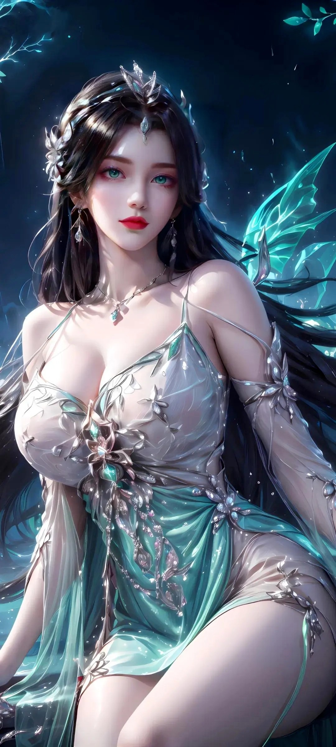 《完美世界》柳神高清图片 适配手机壁纸、屏保、锁屏 国漫柳神角色形象图_31