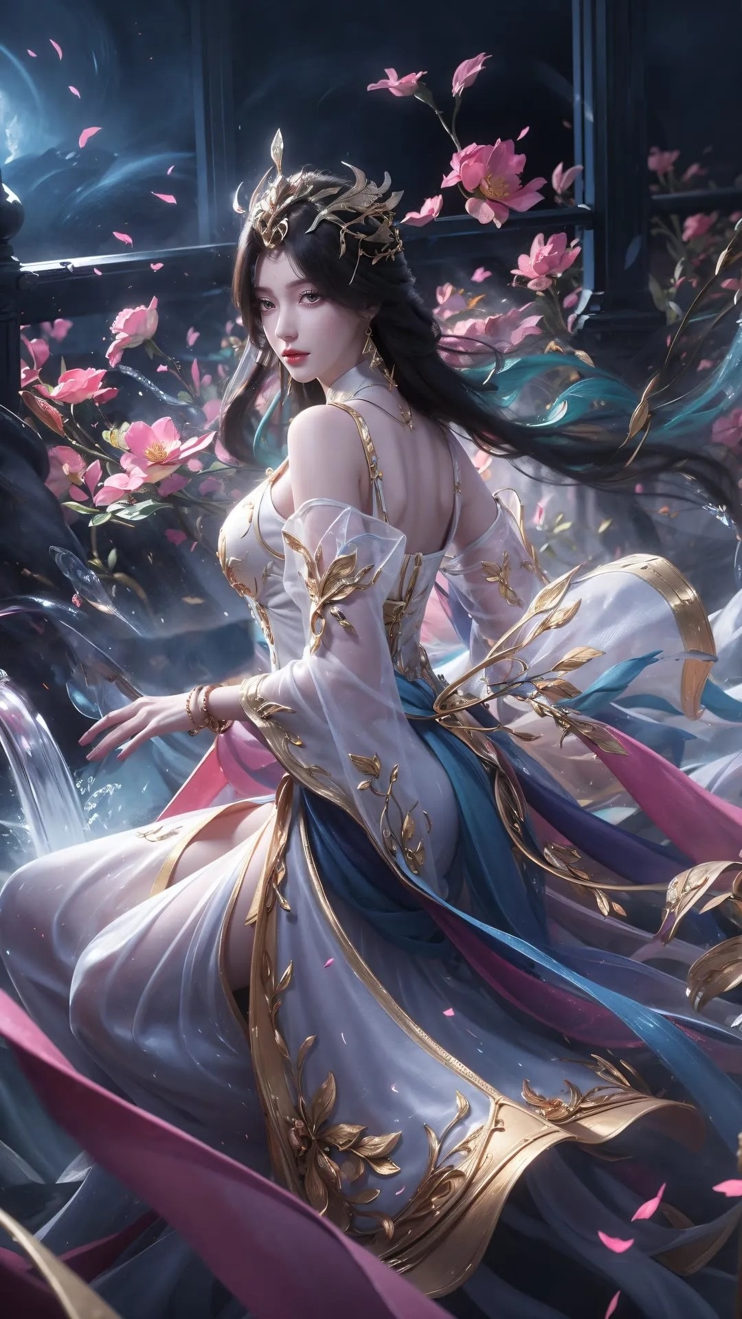 《完美世界》柳神高清图片 适配手机壁纸、屏保、锁屏 国漫柳神角色形象图_29