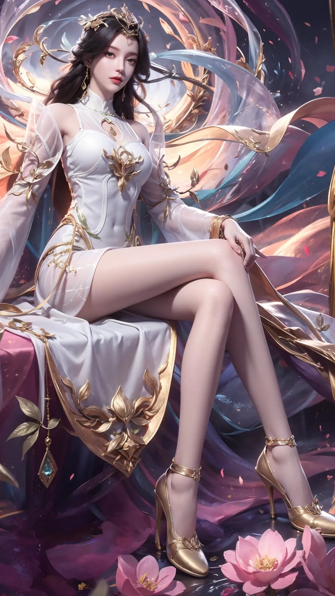 《完美世界》柳神高清图片 适配手机壁纸、屏保、锁屏 国漫柳神角色形象图_27