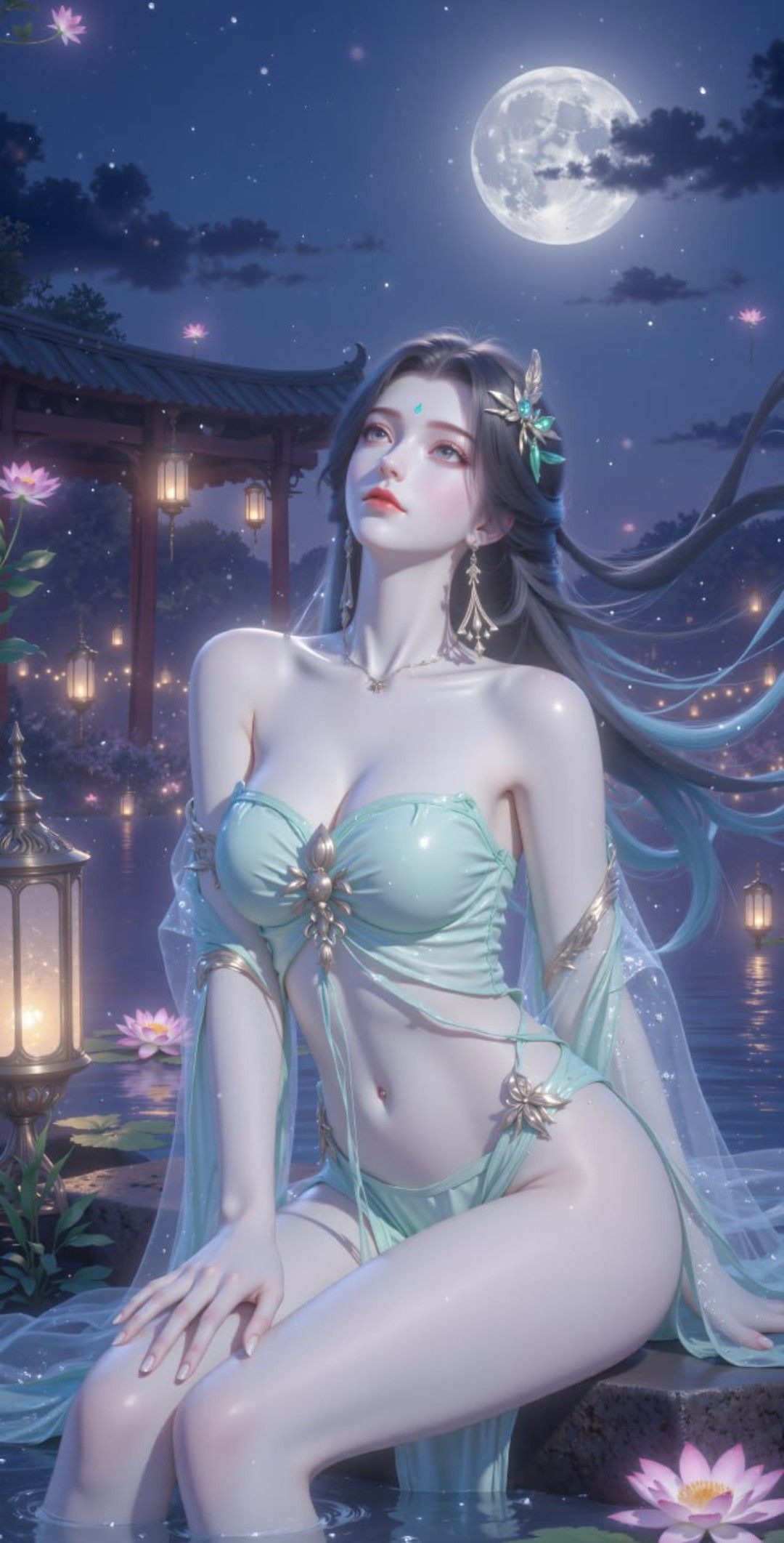 《完美世界》柳神高清图片 适配手机壁纸、屏保、锁屏 国漫柳神角色形象图_26