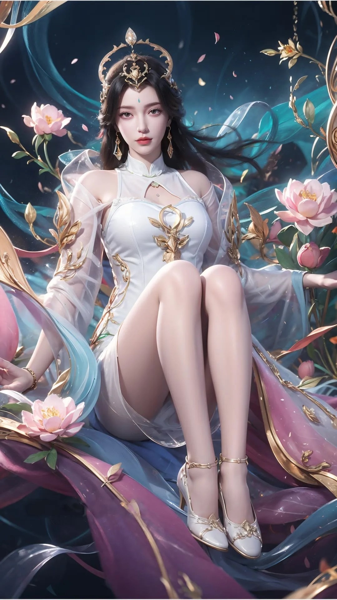 《完美世界》柳神高清图片 适配手机壁纸、屏保、锁屏 国漫柳神角色形象图_21