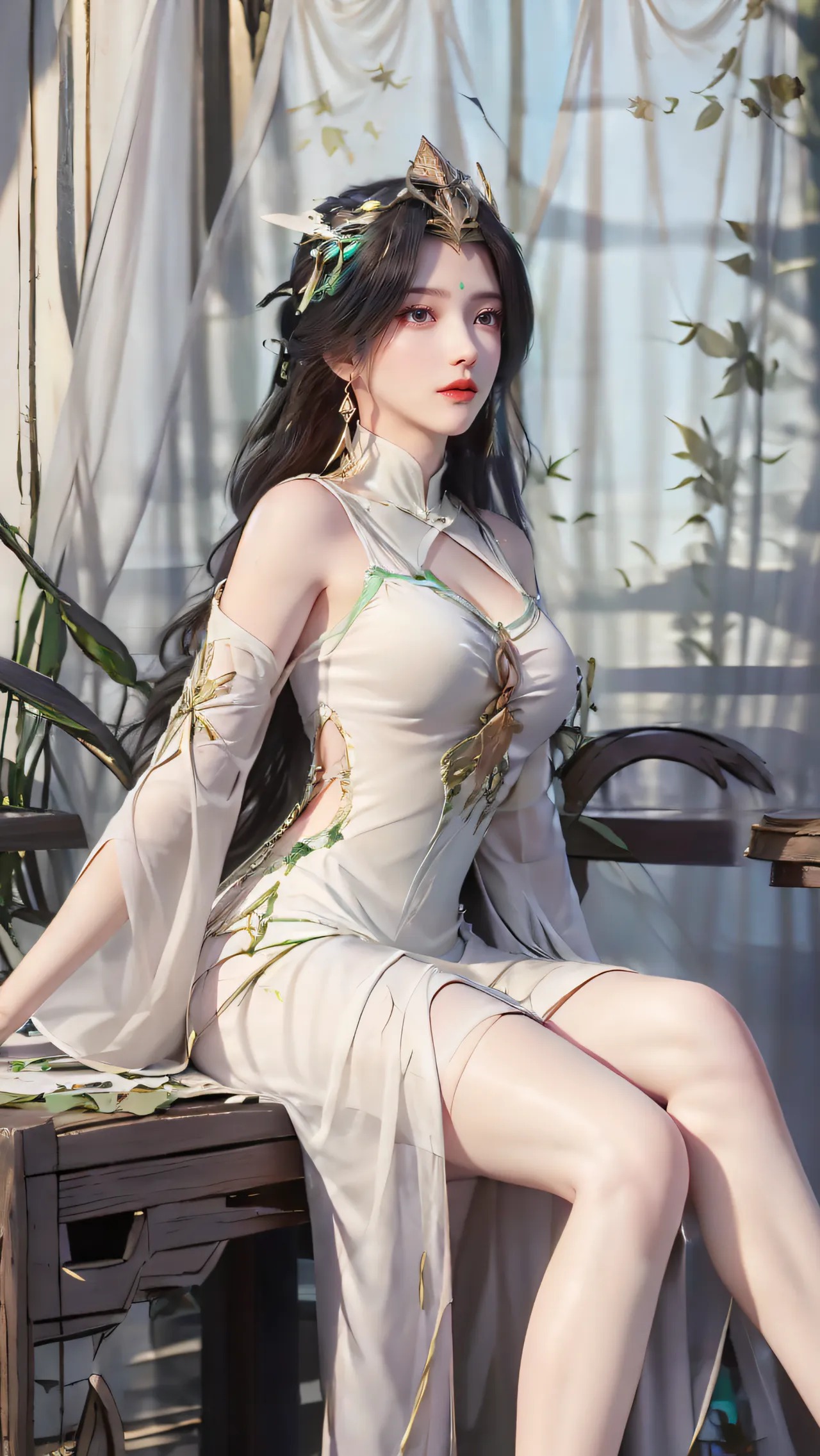 《完美世界》柳神高清图片 适配手机壁纸、屏保、锁屏 国漫柳神角色形象图_18