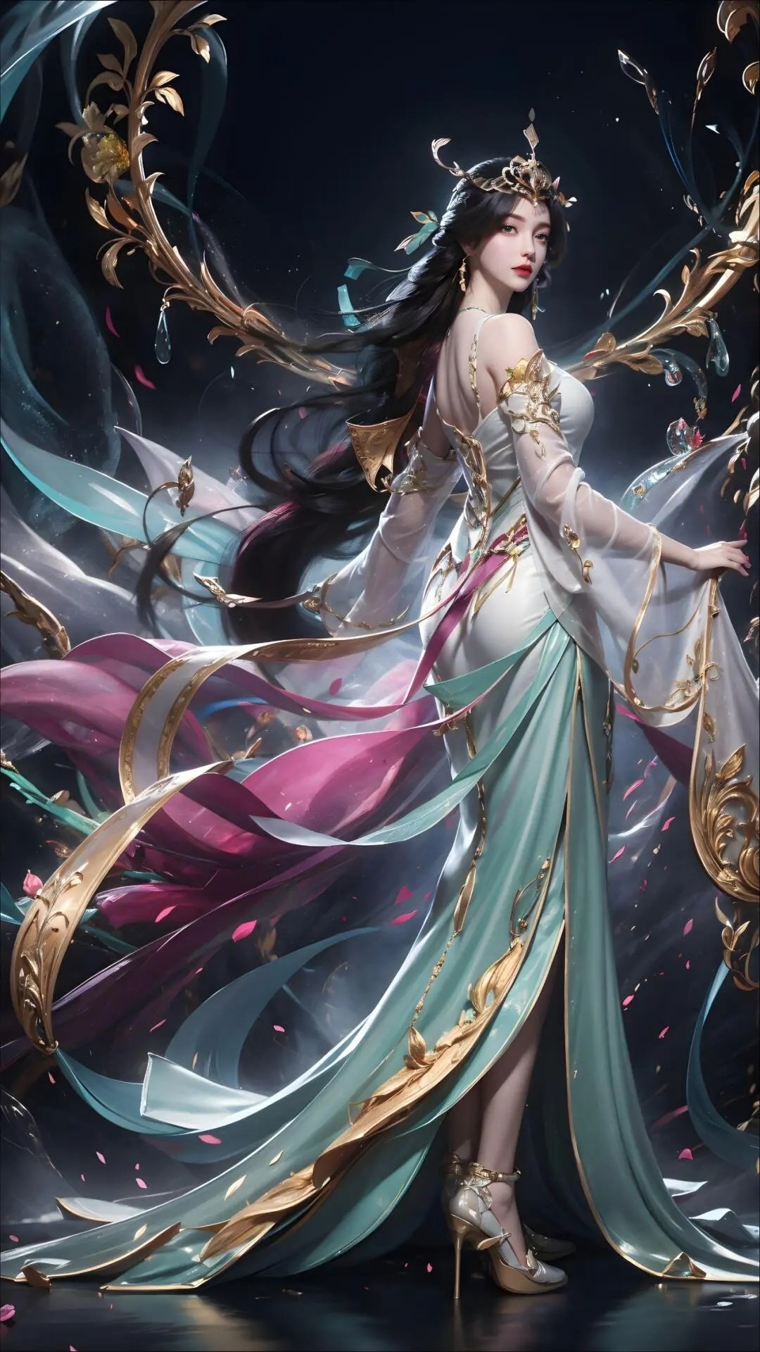 《完美世界》柳神高清图片 适配手机壁纸、屏保、锁屏 国漫柳神角色形象图_15