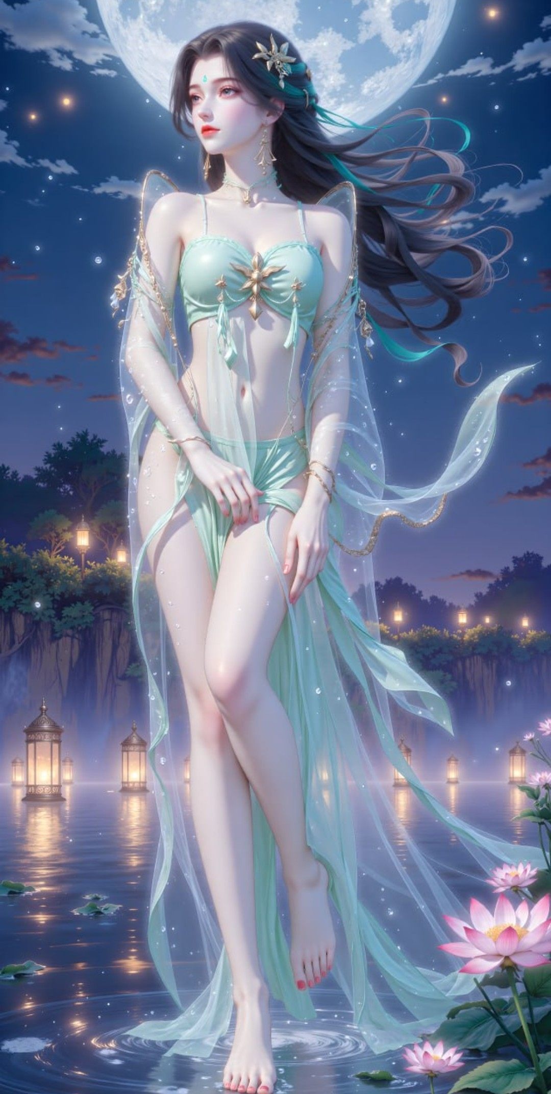 《完美世界》柳神高清图片 适配手机壁纸、屏保、锁屏 国漫柳神角色形象图_03