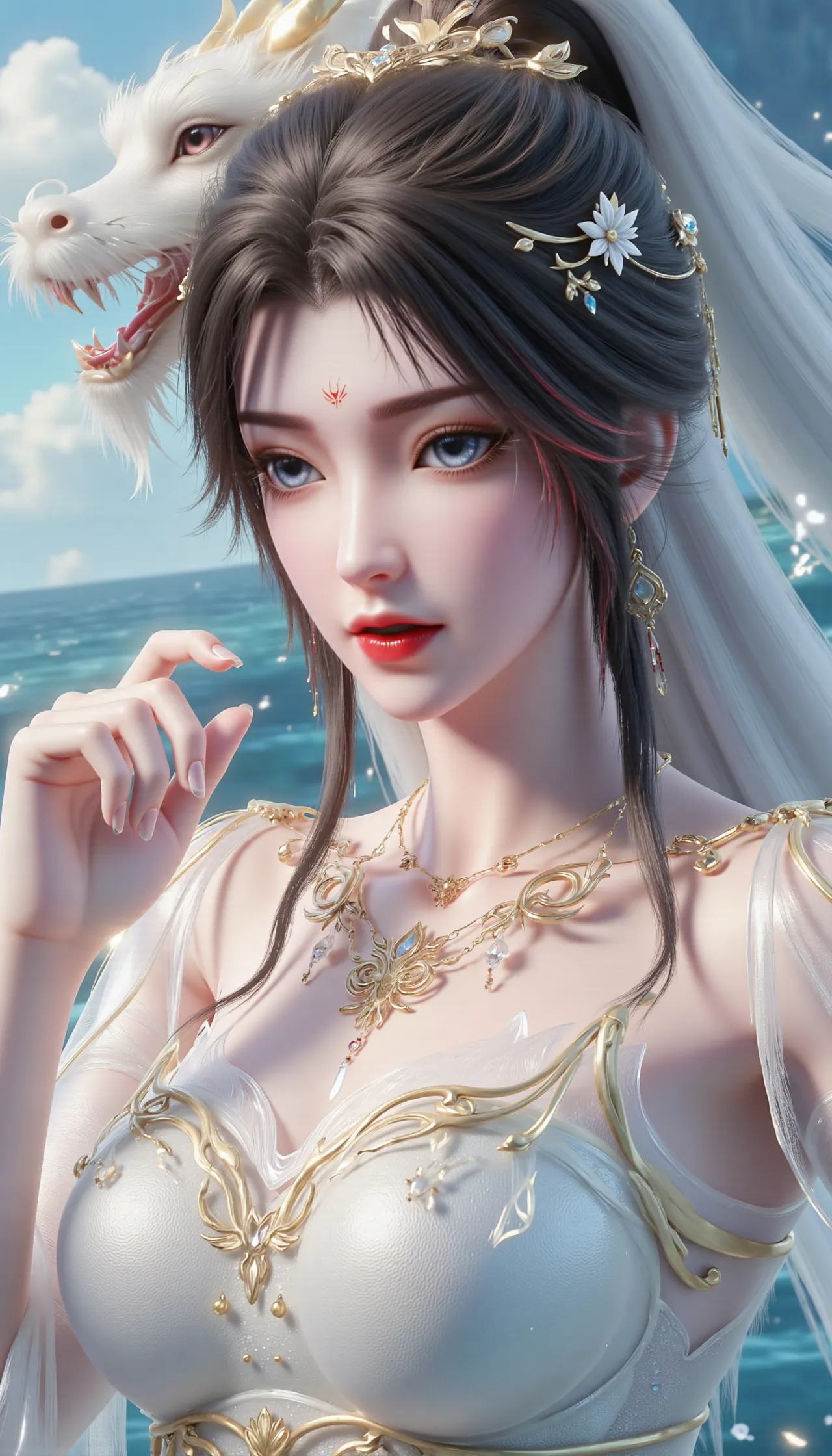 《完美世界》清漪高清图片 适配手机壁纸、屏保、锁屏 国漫清漪角色形象图_60