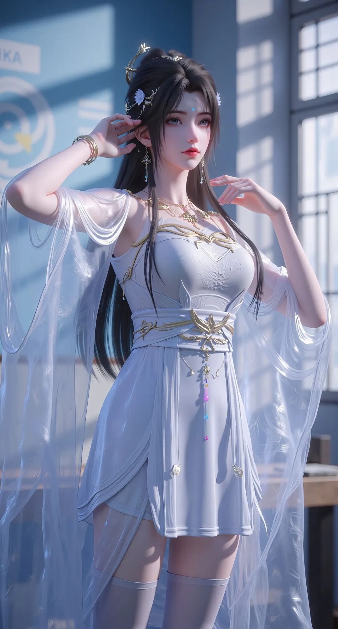 《完美世界》清漪高清图片 适配手机壁纸、屏保、锁屏 国漫清漪角色形象图_58