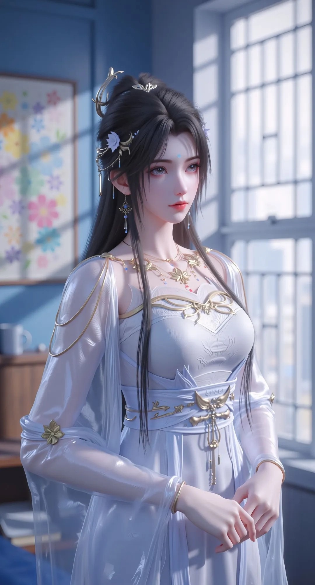 《完美世界》清漪高清图片 适配手机壁纸、屏保、锁屏 国漫清漪角色形象图_49