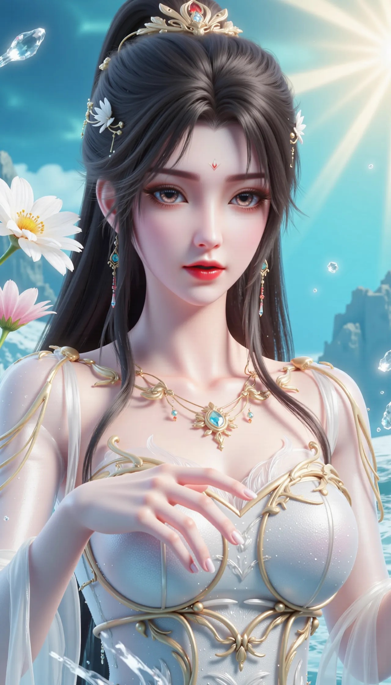 《完美世界》清漪高清图片 适配手机壁纸、屏保、锁屏 国漫清漪角色形象图_48