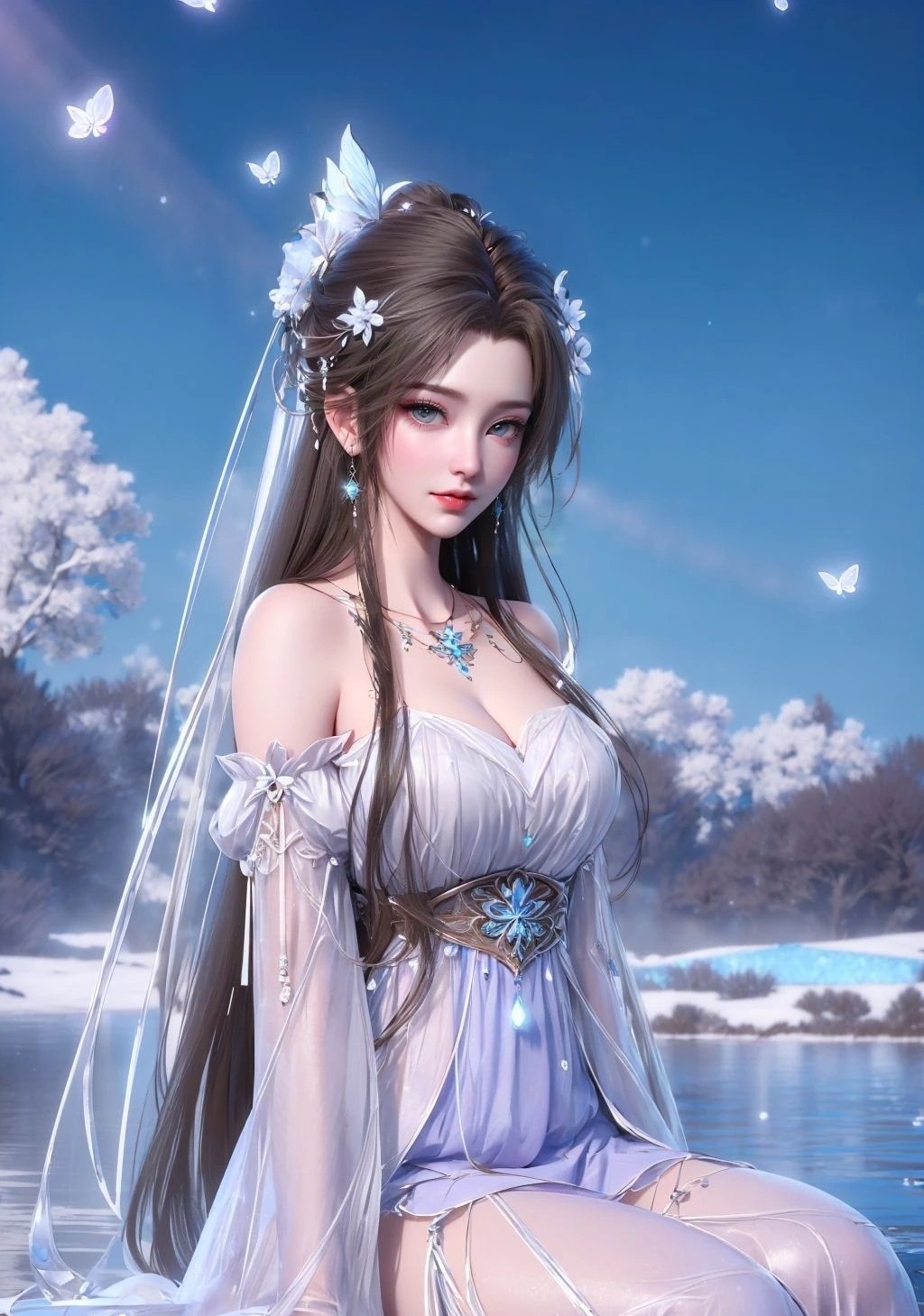 《完美世界》清漪高清图片 适配手机壁纸、屏保、锁屏 国漫清漪角色形象图_47