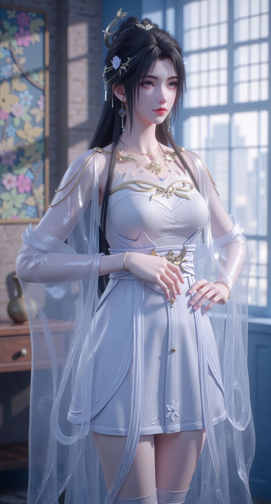 《完美世界》清漪高清图片 适配手机壁纸、屏保、锁屏 国漫清漪角色形象图_46