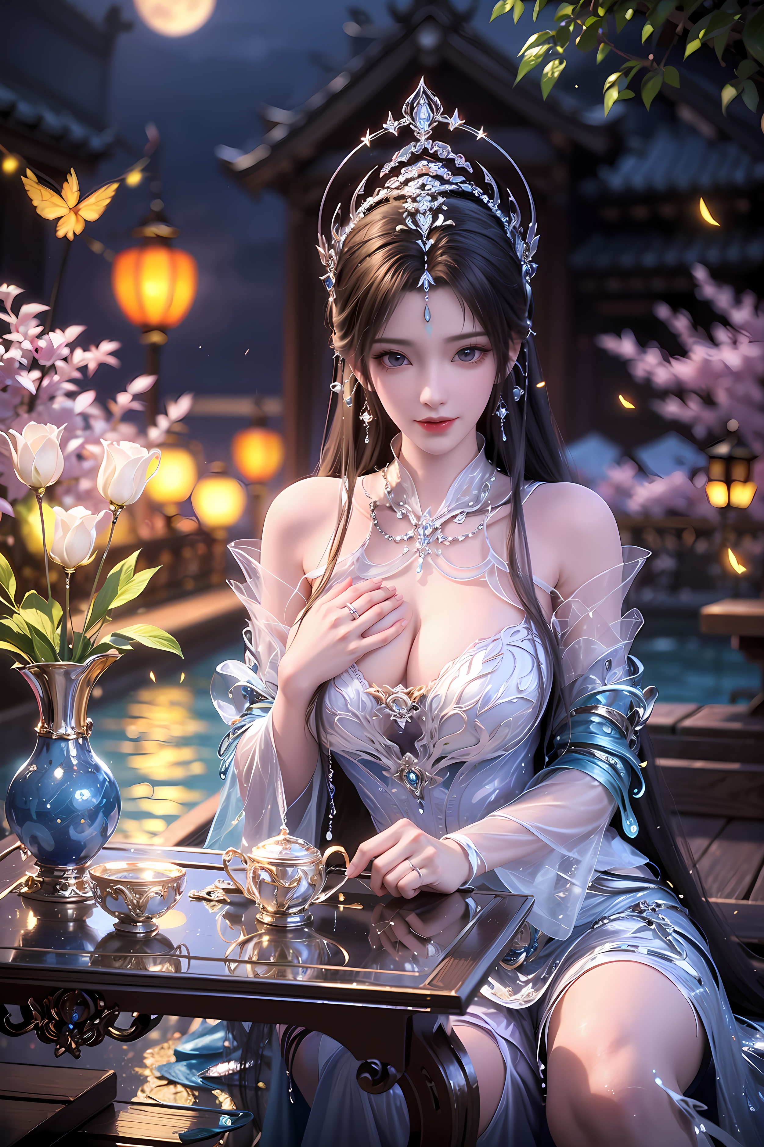 《完美世界》清漪高清图片 适配手机壁纸、屏保、锁屏 国漫清漪角色形象图_42