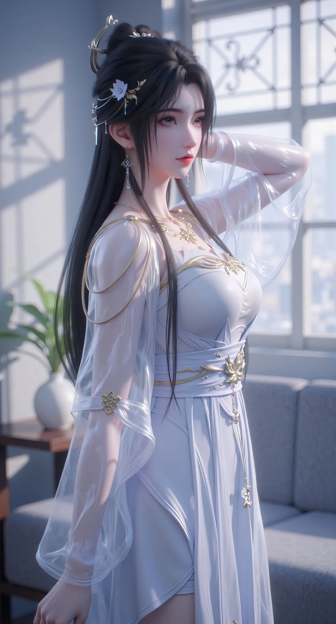 《完美世界》清漪高清图片 适配手机壁纸、屏保、锁屏 国漫清漪角色形象图_30