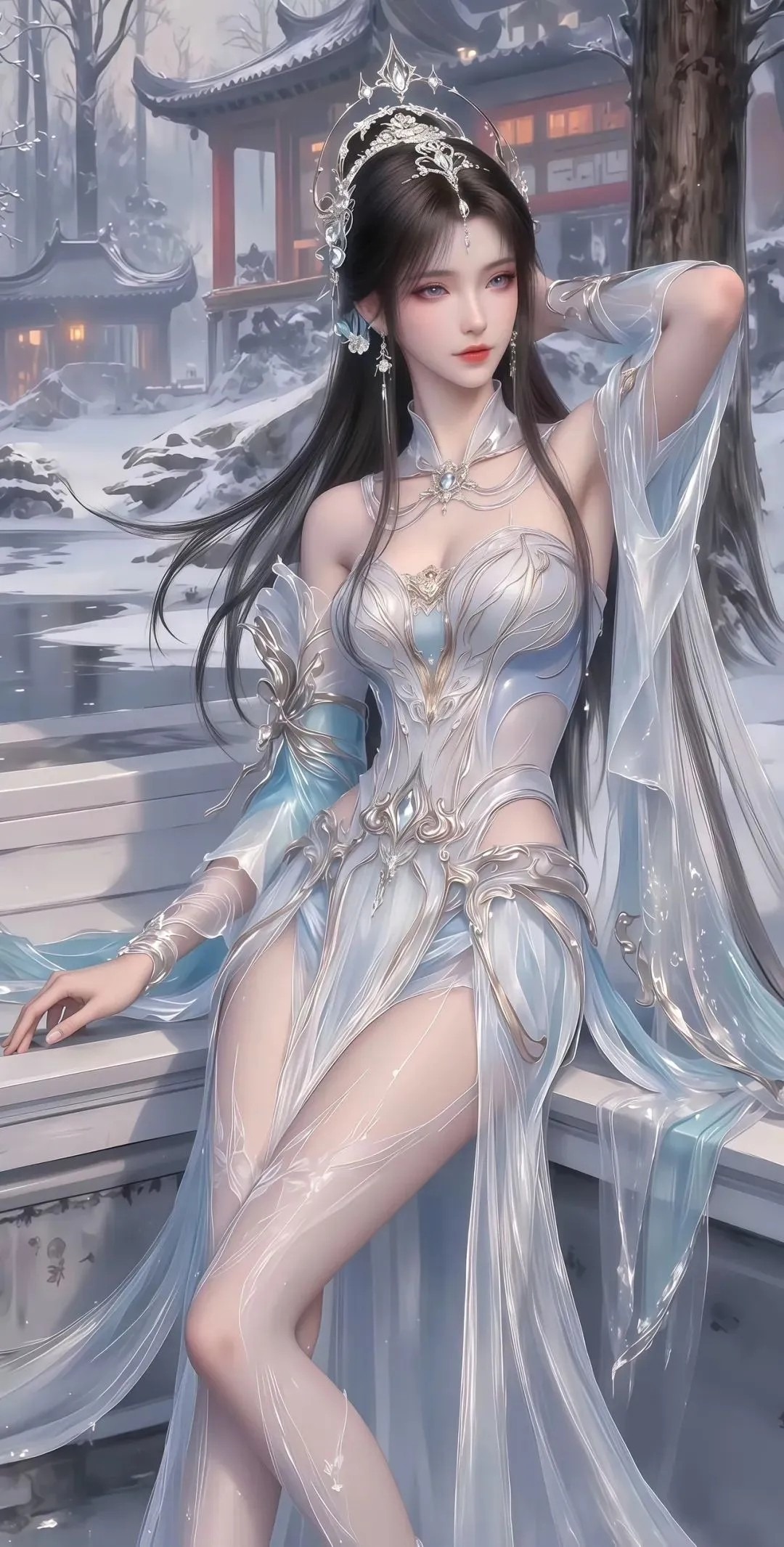 《完美世界》清漪高清图片 适配手机壁纸、屏保、锁屏 国漫清漪角色形象图_25