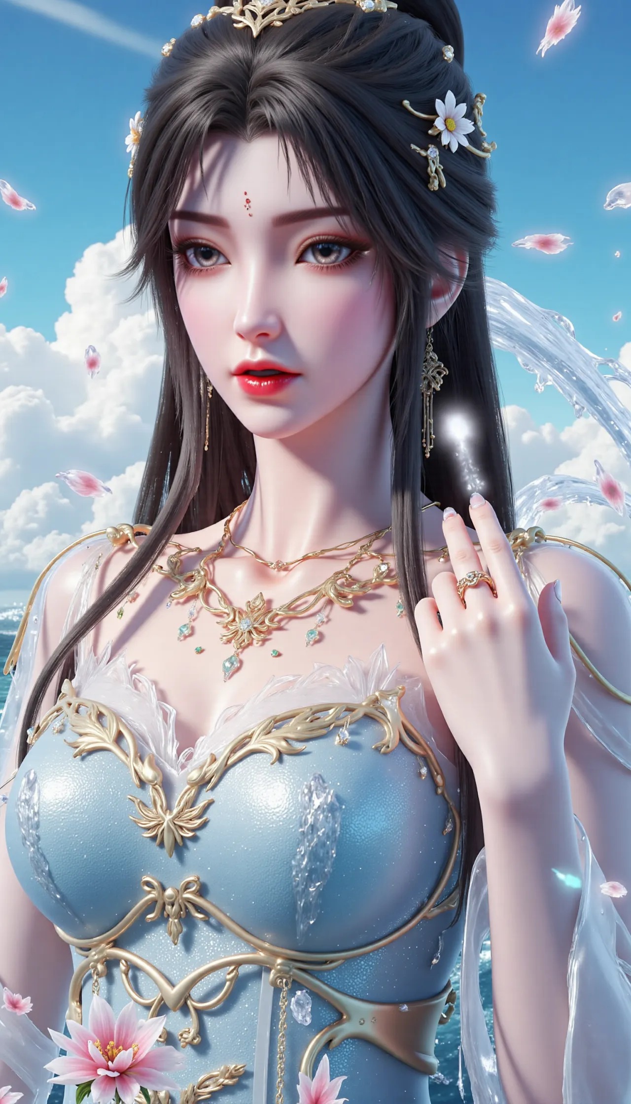 《完美世界》清漪高清图片 适配手机壁纸、屏保、锁屏 国漫清漪角色形象图_12