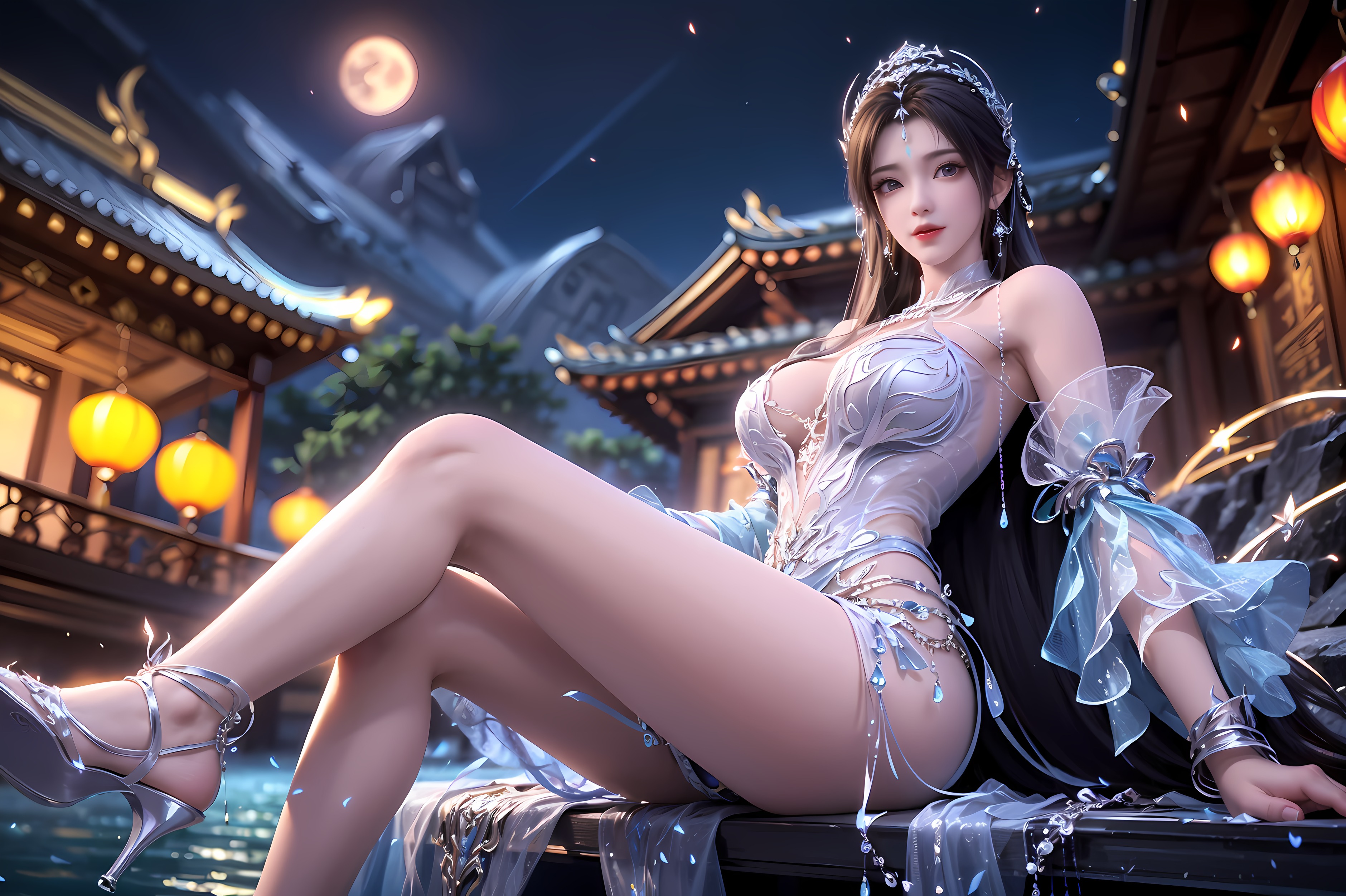 《完美世界》清漪高清图片 适配手机壁纸、屏保、锁屏 国漫清漪角色形象图_08