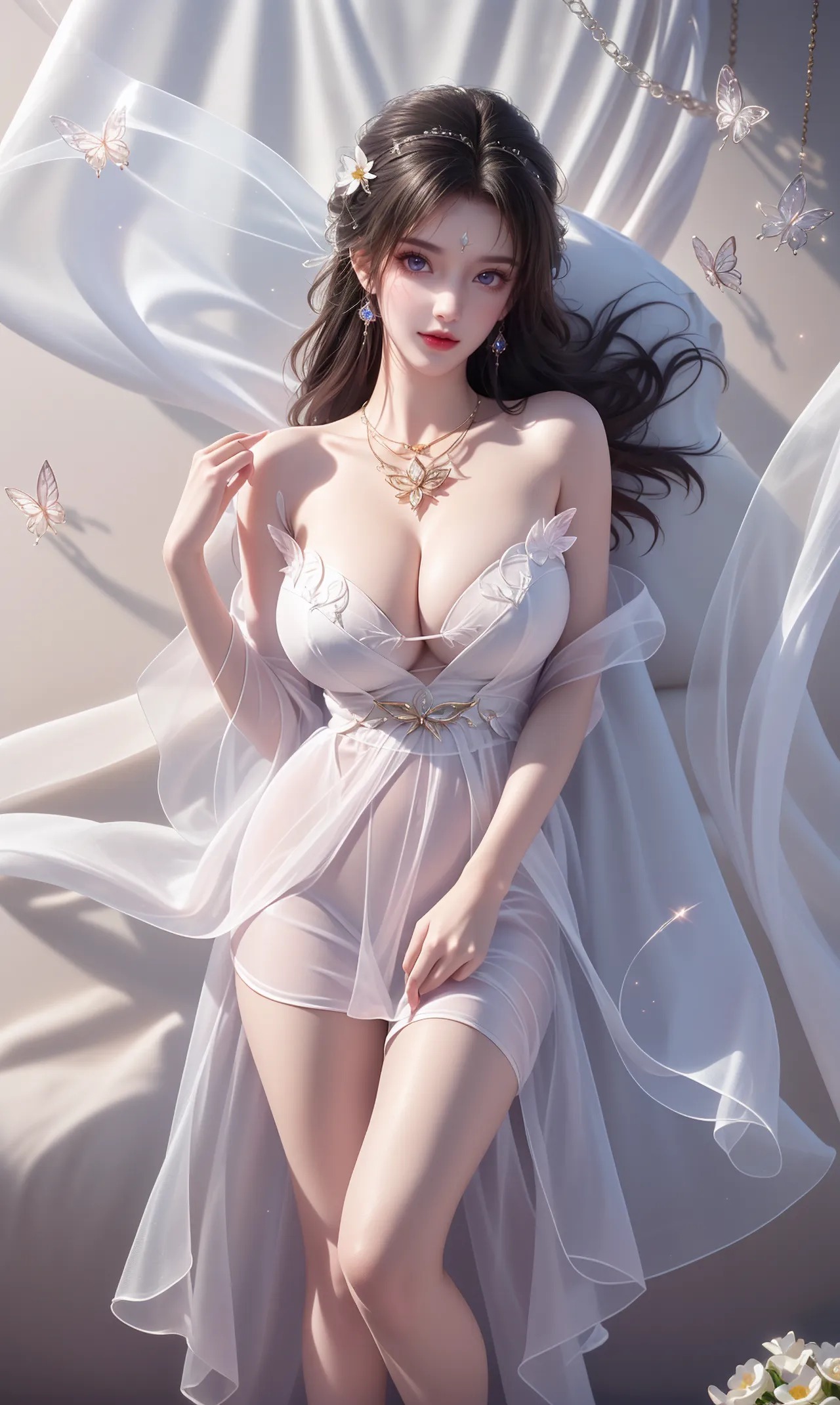 《完美世界》清漪高清图片 适配手机壁纸、屏保、锁屏 国漫清漪角色形象图_06