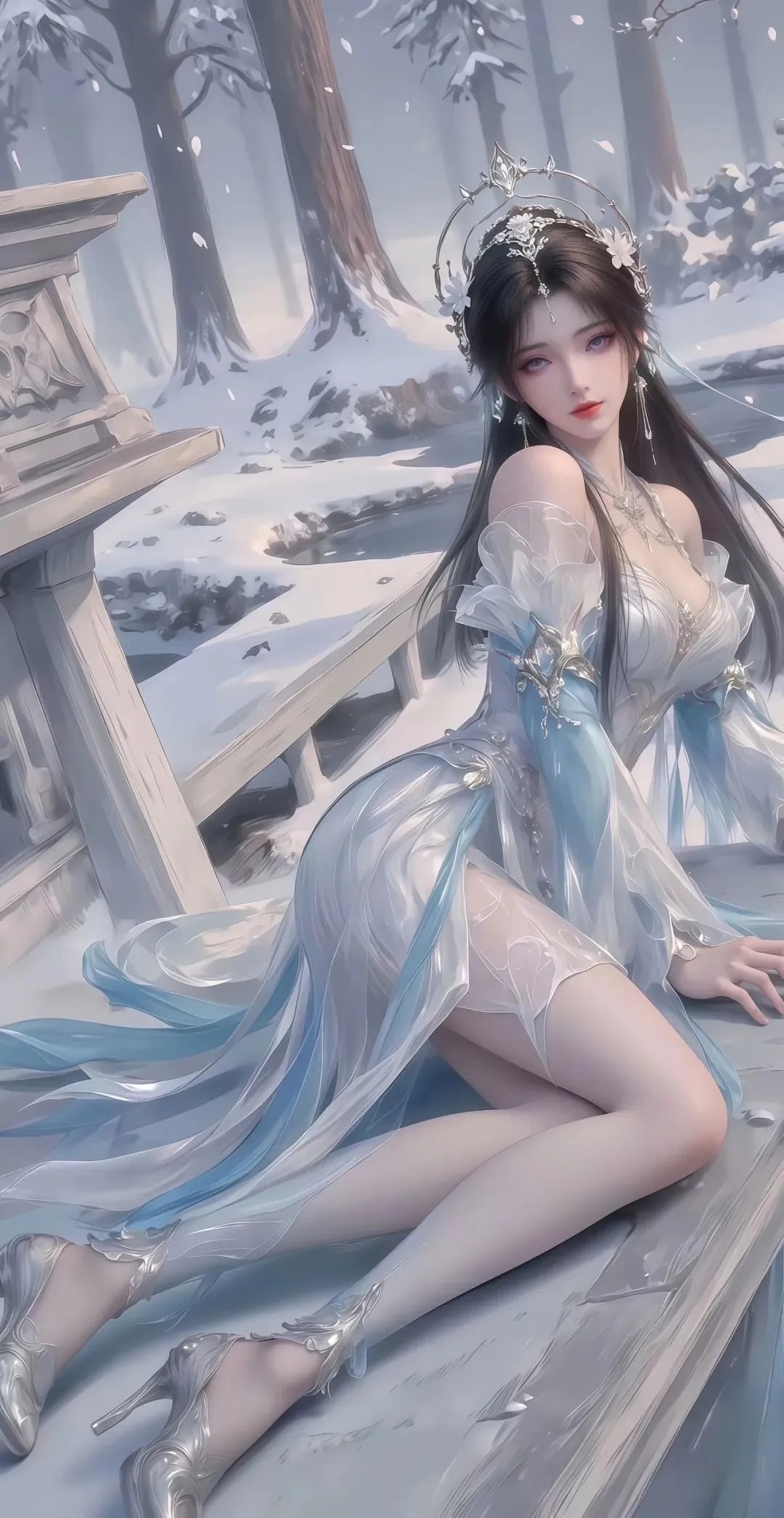 《完美世界》清漪高清图片 适配手机壁纸、屏保、锁屏 国漫清漪角色形象图_07