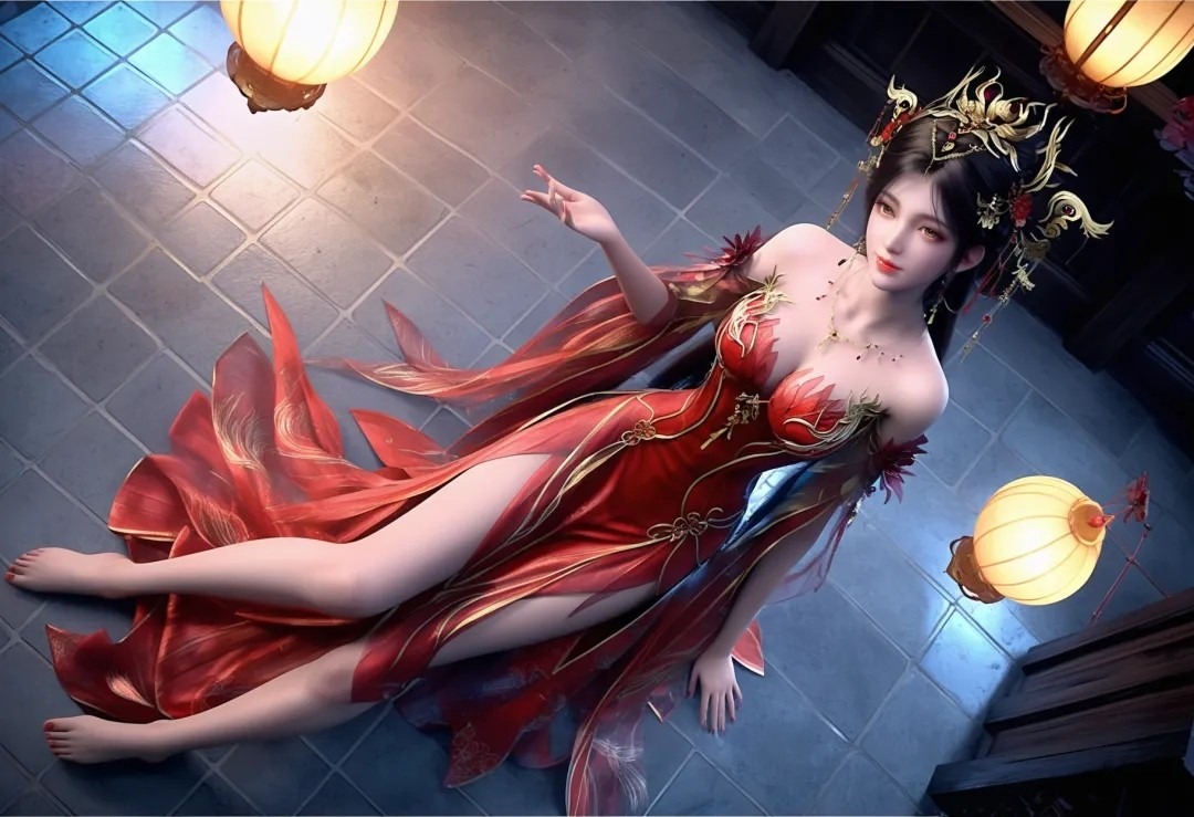 《完美世界》火灵儿高清图片 适配手机壁纸、屏保、锁屏 国漫火灵儿角色形象图_113