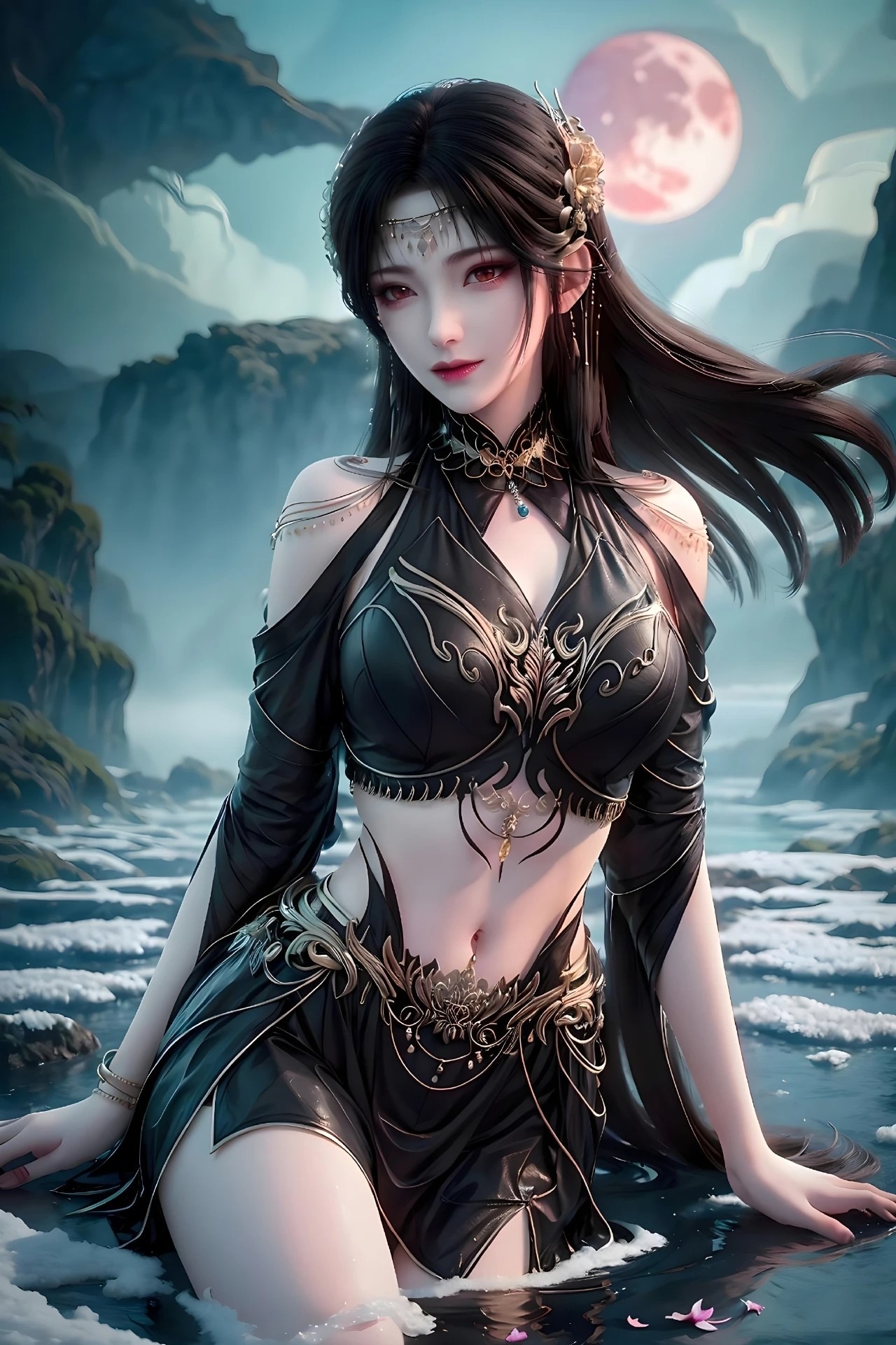 《完美世界》火灵儿高清图片 适配手机壁纸、屏保、锁屏 国漫火灵儿角色形象图_112