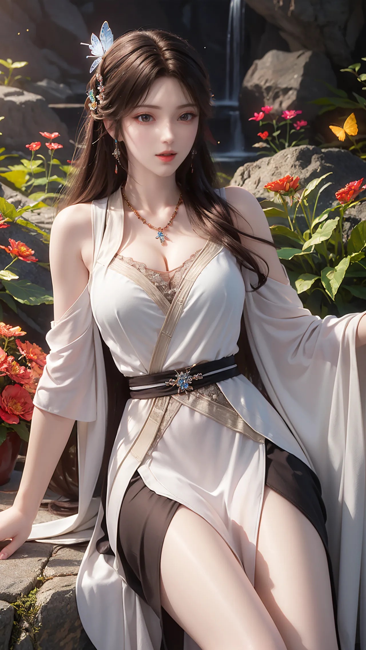 《完美世界》火灵儿高清图片 适配手机壁纸、屏保、锁屏 国漫火灵儿角色形象图_111