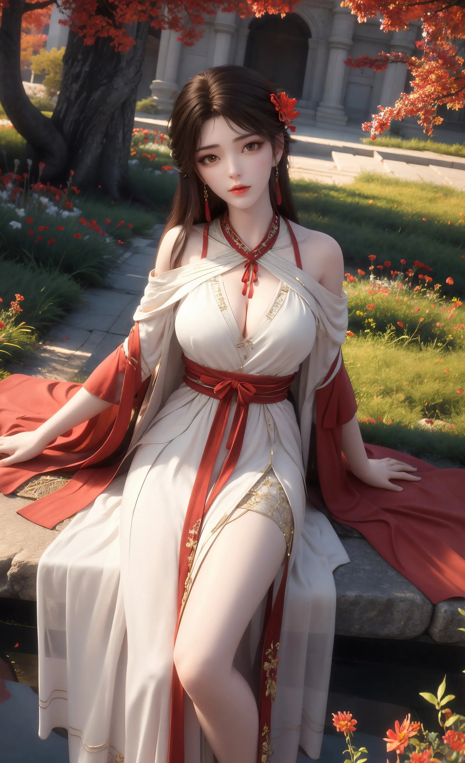 《完美世界》火灵儿高清图片 适配手机壁纸、屏保、锁屏 国漫火灵儿角色形象图_106