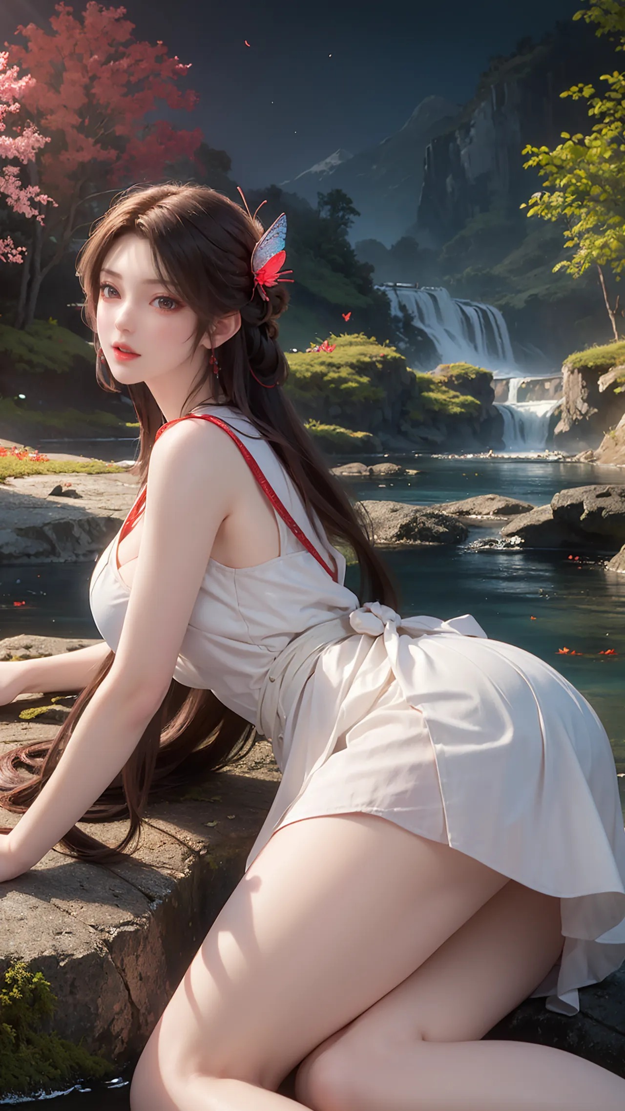 《完美世界》火灵儿高清图片 适配手机壁纸、屏保、锁屏 国漫火灵儿角色形象图_108