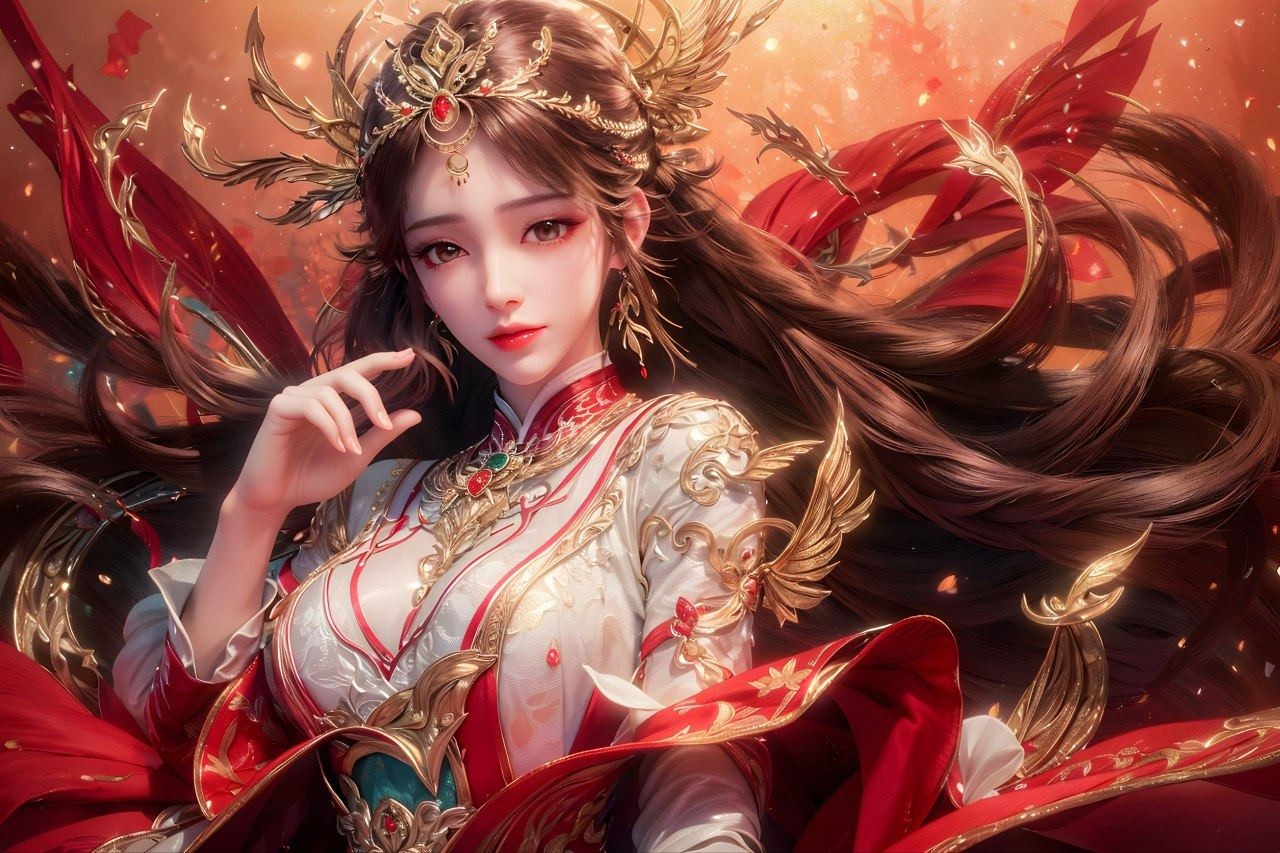 《完美世界》火灵儿高清图片 适配手机壁纸、屏保、锁屏 国漫火灵儿角色形象图_105