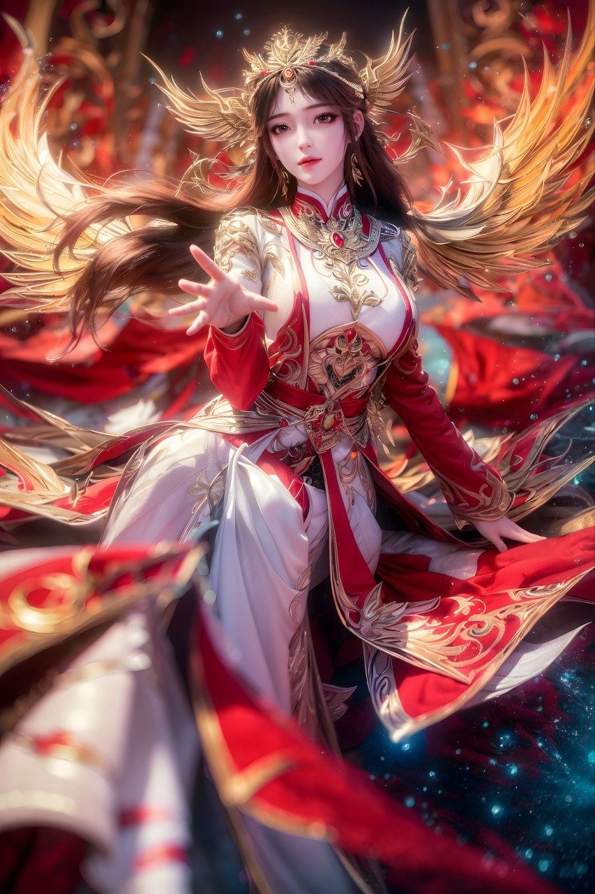 《完美世界》火灵儿高清图片 适配手机壁纸、屏保、锁屏 国漫火灵儿角色形象图_103