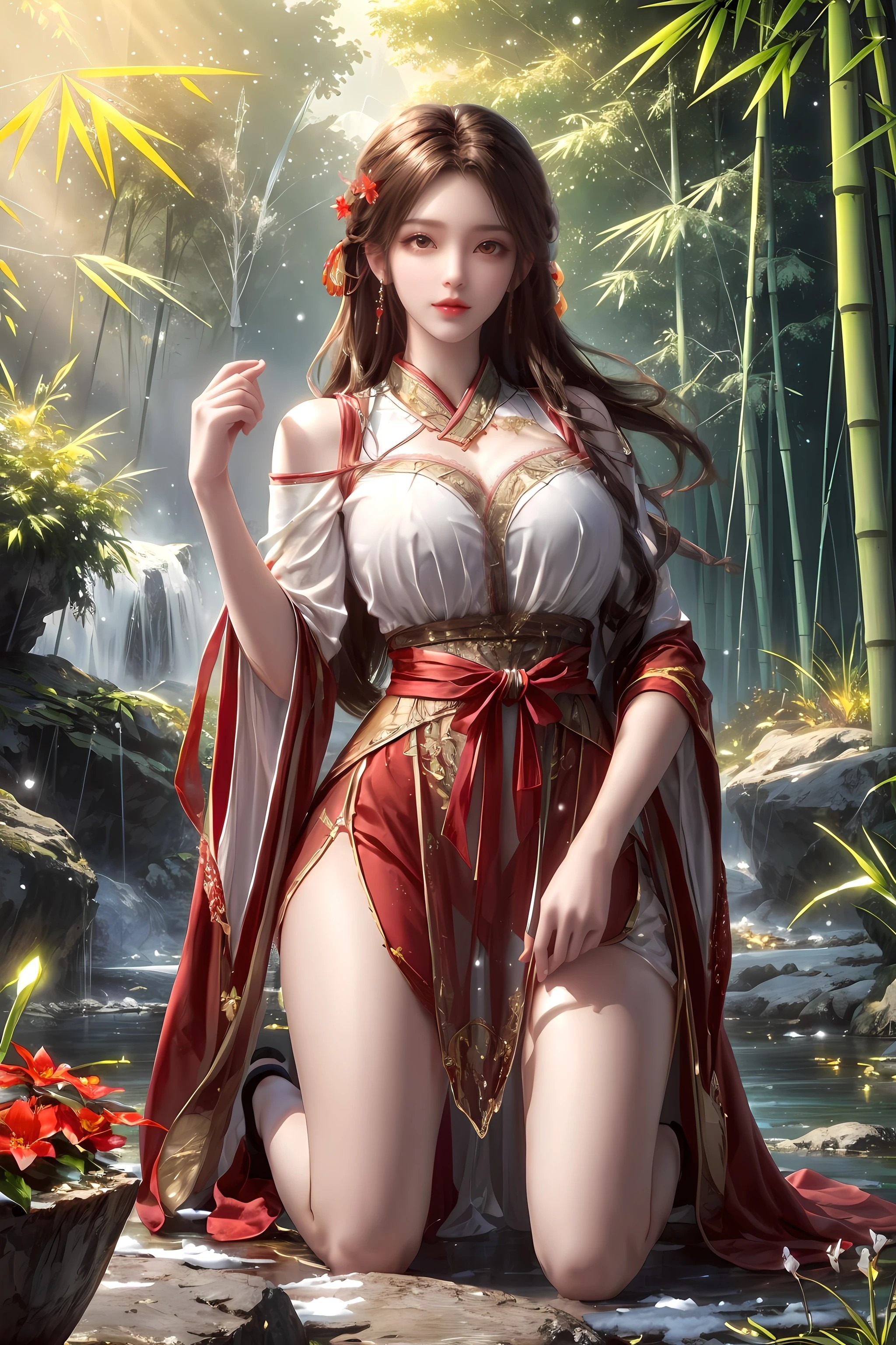 《完美世界》火灵儿高清图片 适配手机壁纸、屏保、锁屏 国漫火灵儿角色形象图_99