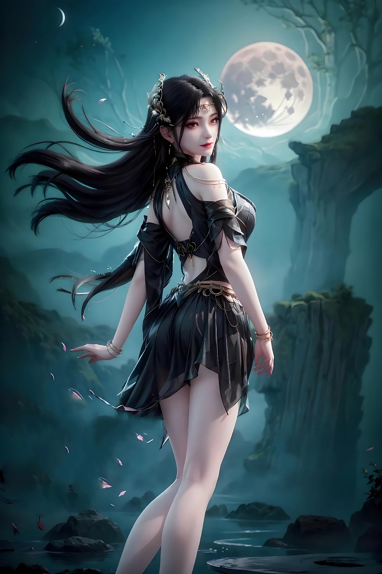 《完美世界》火灵儿高清图片 适配手机壁纸、屏保、锁屏 国漫火灵儿角色形象图_91