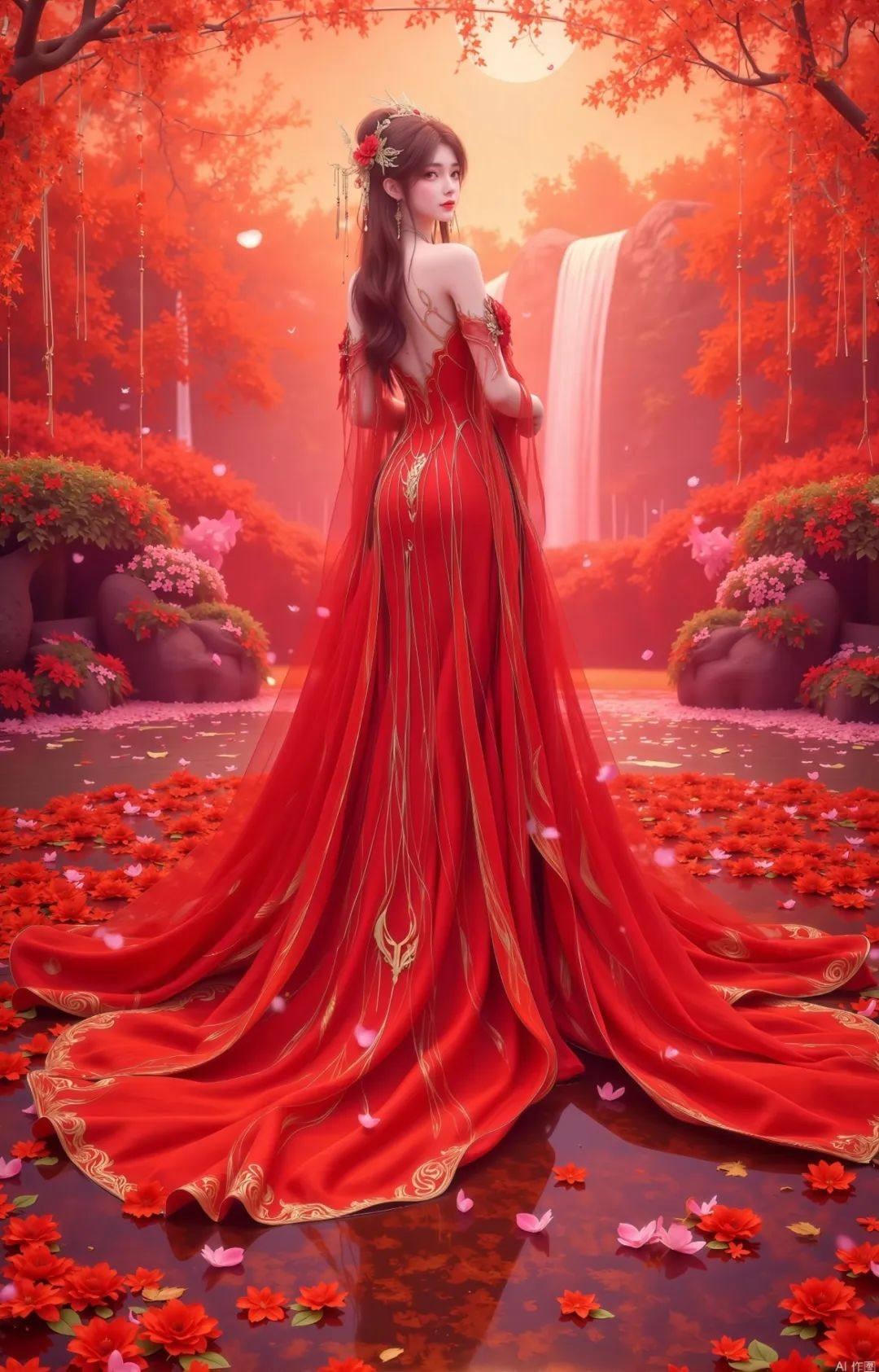 《完美世界》火灵儿高清图片 适配手机壁纸、屏保、锁屏 国漫火灵儿角色形象图_59